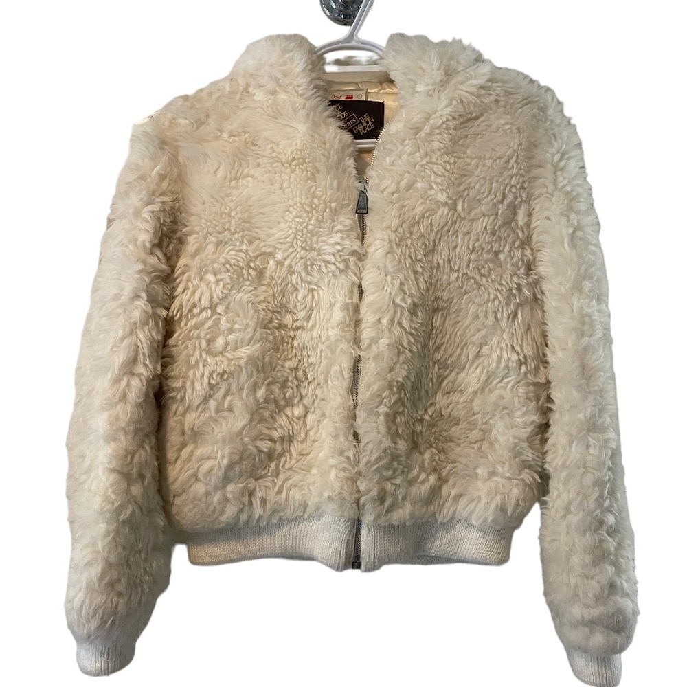 Vintage White Sears Fleece Jacket
